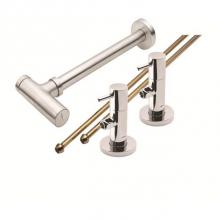 California Faucets 9834-74-RBZ - Deluxe Angle Stop Kit For Pedestals