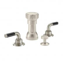 California Faucets 3004F-RBZ - Bidet Set - Carbon FIber