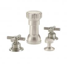 California Faucets 3004XK-RBZ - Bidet Set - Knurl