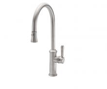 California Faucets K10-102-CLEV-PC - Pull-Down Kitchen Faucet - Low Spout