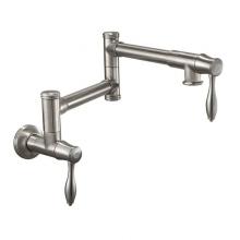 California Faucets K10-200-64-PC - Pot Filler - Dual Handle Wall Mount - Traditional