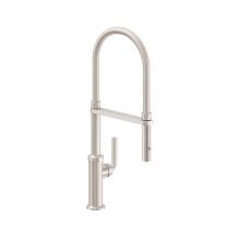 California Faucets K30-150-SL-MOB - Culinary Kitchen Faucet with Squeeze or Button Sprayer