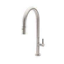 California Faucets K50-100-BSST-RBZ - Pull-Down Kitchen Faucet - High Spout