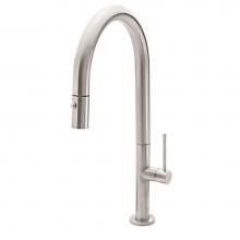 California Faucets K50-100-RB-MOB - Pull-Down Kitchen Faucet - High Arc Spout