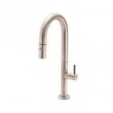 California Faucets K50-101-BSST-RBZ - Poetto Pull-Down Prep/Bar Faucet