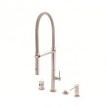 California Faucets K50-150-SST-RBZ - Poetto Culinary Pull-Out Kitchen Faucet