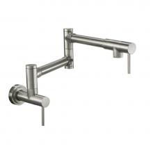 California Faucets K50-200-RB-MOB - Pot Filler - Dual Handle Wall Mount - Contemporary