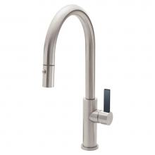 California Faucets K51-100-BFB-RBZ - Pull-Down Kitchen Faucet - High Spout