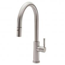 California Faucets K51-100-ST-RBZ - Pull-Down Kitchen Faucet - High Spout