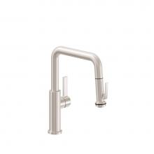 California Faucets K51-103-ST-RBZ - Pull-Down Kitchen Faucet  - Quad Spout