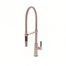 California Faucets K51-150-BST-MOB - Culinary Pull-Out Kitchen Faucet with Squeeze or Button Sprayer