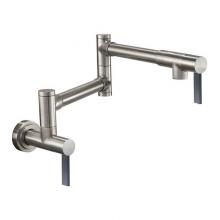 California Faucets K51-200-BFB-RBZ - Pot Filler - Dual Handle Wall Mount - Contemporary