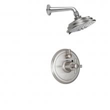 California Faucets KT01-48X.25-PC - Miramar Styletherm 1/2'' Thermostatic Shower System with Single Showerhead