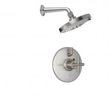 California Faucets KT01-65.25-PC - Tiburon Styletherm 1/2'' Thermostatic Shower System with Single Showerhead