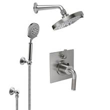 California Faucets KT02-30K.25-RBZ - Descanso Styletherm 1/2'' Thermostatic Shower System with Showerhead and Hand Shower