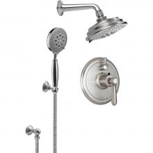 California Faucets KT02-33.25-PC - Montecito StyleTherm® 1/2'' Thermostatic Shower System with Showerhead and Handshow