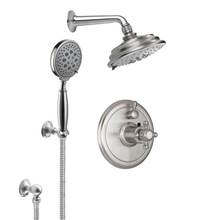 California Faucets KT02-47.25-RBZ - Monterey  Styletherm 1/2'' Thermostatic Shower System with Showerhead and Hand Shower