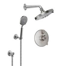 California Faucets KT02-66.25-RBZ - Tiburon Styletherm 1/2'' Thermostatic Shower System with Showerhead and Hand Shower