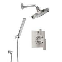 California Faucets KT02-77.25-RBZ - Morro Bay Styletherm 1/2'' Thermostatic Shower System with Showerhead and Hand Shower