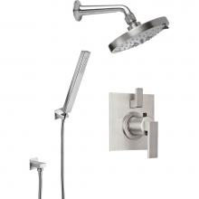 California Faucets KT02-77.25-PC - Morro Bay StyleTherm® 1/2'' Thermostatic Shower System with Showerhead and Handshow