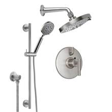 California Faucets KT03-66.25-RBZ - Tiburon Styletherm 1/2'' Thermostatic Shower System with Hand Shower Slide Bar