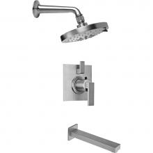 California Faucets KT04-77.25-PC - Morro Bay StyleTherm® 1/2'' Thermostatic Shower System with Showerhead and Tub Spou