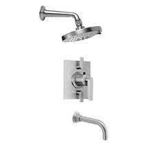 California Faucets KT05-45.25-RBZ - Rincon Bay Styletherm 1/2'' Thermostatic Shower System with Shower Head and Tub Spout