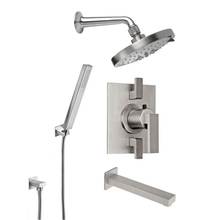 California Faucets KT07-77.25-RBZ - Morro Bay Styletherm 1/2'' Thermostatic Shower System with Hand Shower Hook and Tub Spou