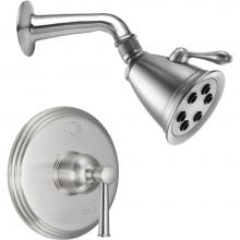 California Faucets KT09-48.25-PC - Miramar Pressure Balance Shower System with Single Showerhead