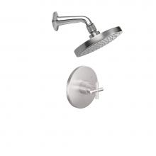 California Faucets KT09-65.25-PC - Tiburon Pressure Balance Shower System with Single Showerhead