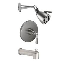 California Faucets KT10-30K.25-RBZ - Descanso Pressure Balance Shower System with Showerhead and Tub Spout