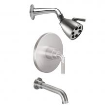 California Faucets KT10-30K.25-PC - Descanso Pressure Balance Shower System with Single Showerhead and Tub Spout