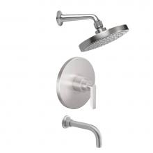 California Faucets KT10-45.25-PC - Rincon Bay Pressure Balance Shower System with Single Showerhead and Tub Spout