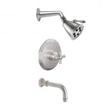 California Faucets KT10-48X.25-PC - Miramar Pressure Balance Shower System with Single Showerhead and Tub Spout