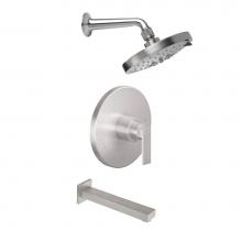 California Faucets KT10-77.25-WHT - Morro Bay Pressure Balance Shower System with Single Showerhead and Tub Spout