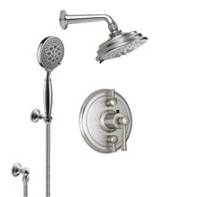 California Faucets KT12-48.18-RBZ - Miramar Styletherm 1/2'' Thermostatic Shower System with Shower Head and Hand Shower on