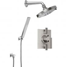 California Faucets KT12-77.25-PC - Morro Bay StyleTherm® 1/2'' Thermostatic Shower System with Showerhead and Handshow