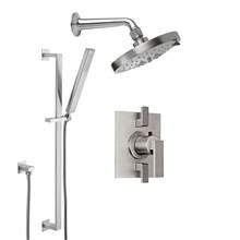 California Faucets KT13-77.25-RBZ - Morro Bay Styletherm 1/2'' Thermostatic Shower System with Showerhead and Hand Shower on