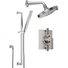 California Faucets KT13-77.25-PC - Morro Bay StyleTherm® 1/2'' Thermostatic Shower System with Showerhead and Handshow