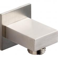 California Faucets SH-10-72-MWHT - Decorative Supply Elbow - Rectangle Base