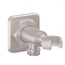 California Faucets SH-25-85-PC - Supply Elbow with Handshower Holder - Quad Base