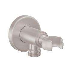 California Faucets SH-25-C1-PC - Supply Elbow with Handshower Holder - Round Base