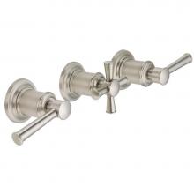 California Faucets TO-4803L-RBZ - 3 Handle Tub And Shower Trim Only