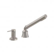 California Faucets TO-52K.62.20-PC - Handshower & Diverter Trim Only for Roman Tub - Knurled Insert