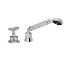 California Faucets TO-85B.15.20-RBZ - Industrial Handshower & Diverter Trim Only for Roman Tub - Blade Handle