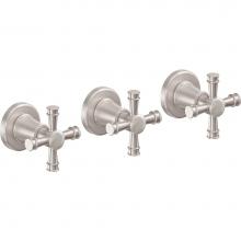 California Faucets TO-C103XSL-PC - 3 Handle Tub and Shower Trim Only