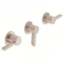 California Faucets TO-E303L-MOB - 3 Handle Tub and Shower Trim Only