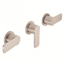 California Faucets TO-E403L-RBZ - 3 Handle Tub And Shower Trim Only