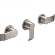 California Faucets TO-E503L-PC - 3 Handle Tub and Shower Trim Only