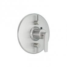 California Faucets TO-TH2L-45-RBZ - StyleTherm Trim Only With Dual Volume Control